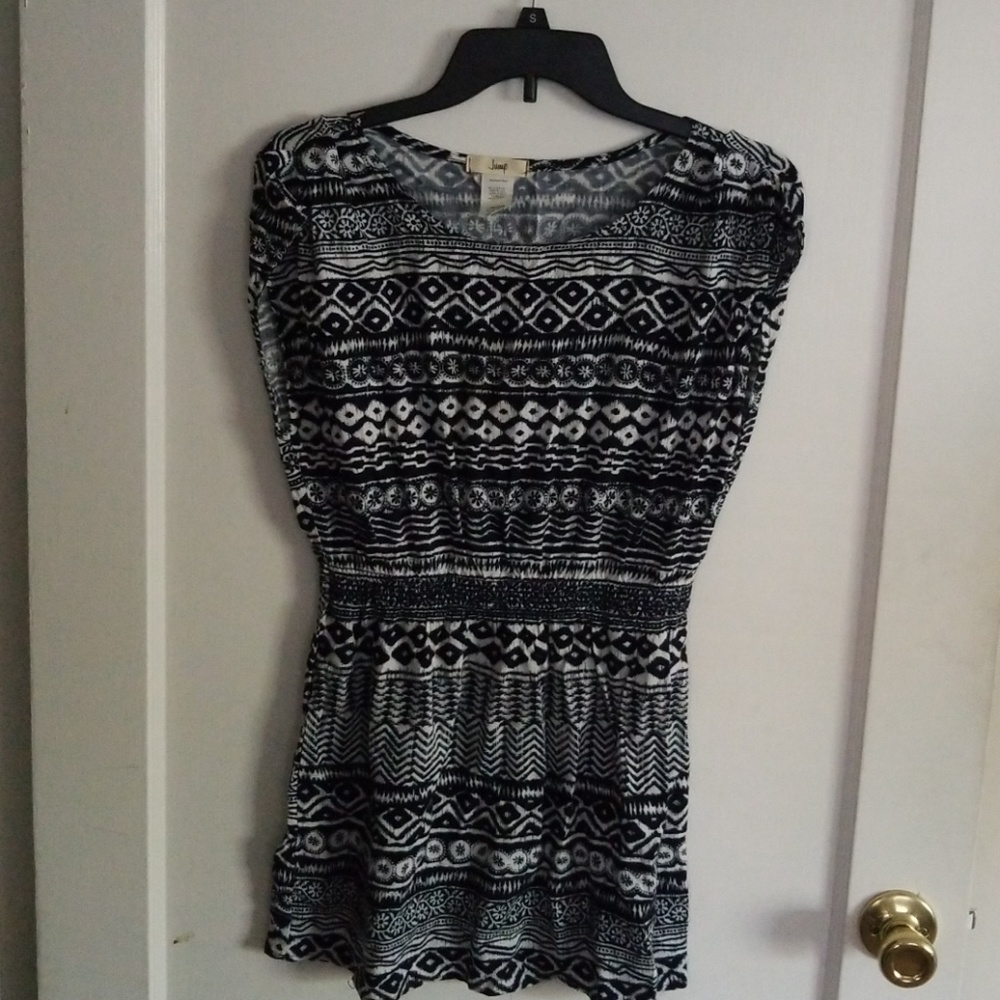 Black and white dress